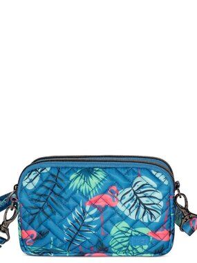 LUG - Coupe Convertible Crossbody Bag in Flamingo Blue